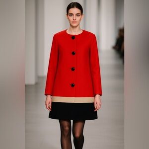🔥HOST PICK🔥 Kate Spade New York Garby Wool Red Coat 12